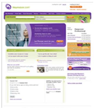 Monster.com redesign, 2nd iteration Monster.com redesign, 2nd iteration